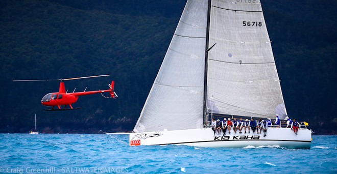 NZ TP52 Kia Kaha becomes the centre of attention - Audi Hamilton Island Race Week 2012 © Craig Greenhill / Saltwater Images http://www.saltwaterimages.com.au